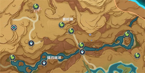 原神荒石苍漠浮罗囿草神瞳位置一览 3.6新地图草神瞳在哪  第2张
